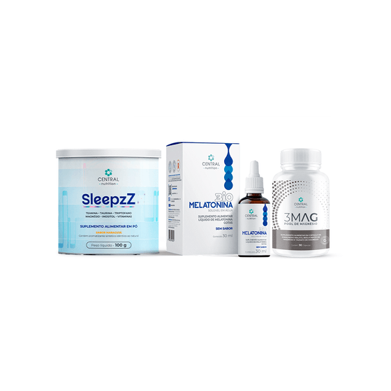 VOLUMES VIA & no sleep 2枚セット Kit Qualidade do Sono - Central Nutrition